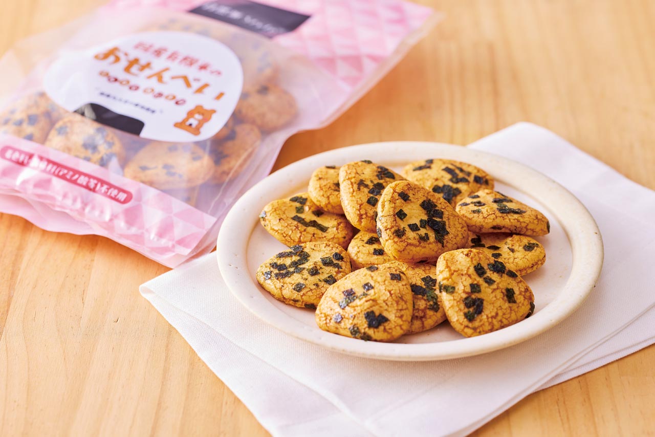 自然派Style国産有機米のおせんべい さんかくおにぎり